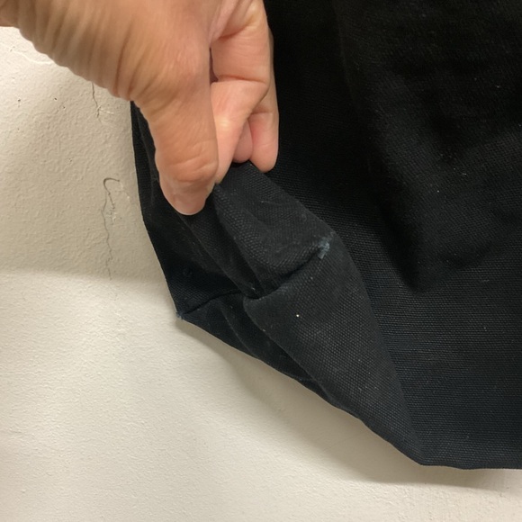 BAGGU Black Vertical Canvas Duck Bag - Picture 11 of 12